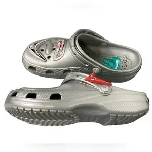 CROCS x SCHARF Classic Silver Unisex CROC Clog NEW, NWT CROCS | Shoes | Crocs X Scharf Classic Silver Unisex Croc  main image 2